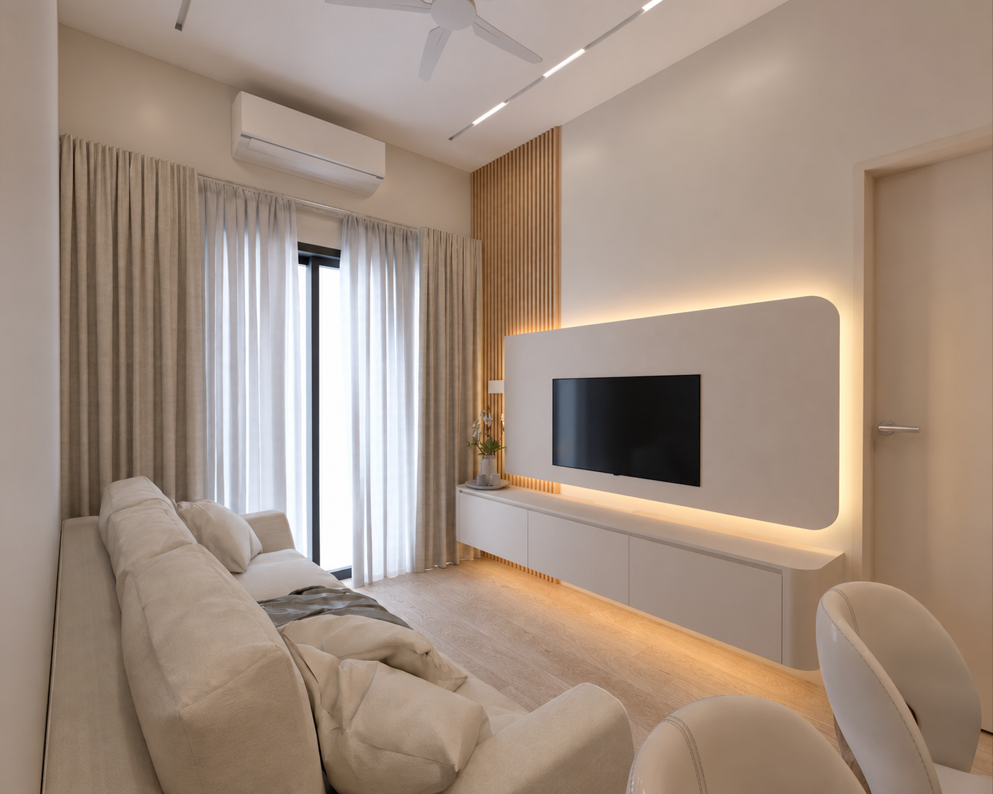 One Equine living room interior design